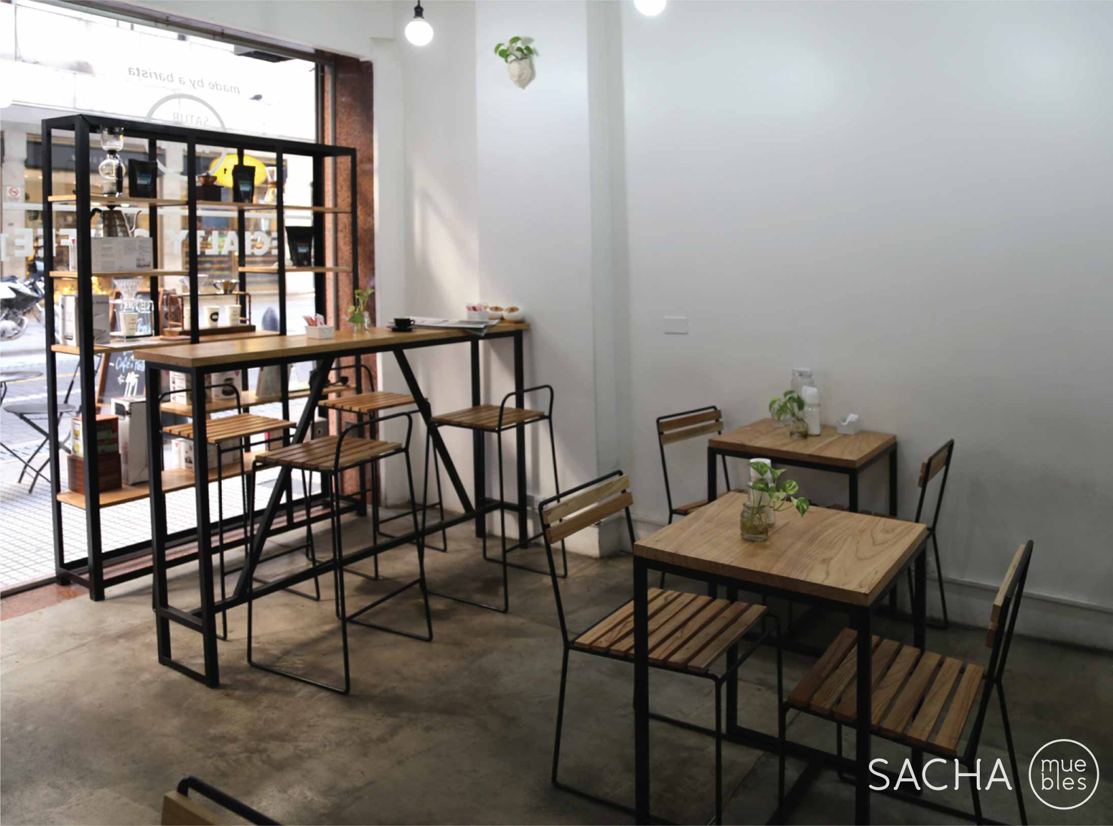 Idea, diseño y amoblamiento Proyecto Saturnina.
Saturnina Coffee. San Martín 989, CABA. https://www.facebook.com/Saturninacoffee